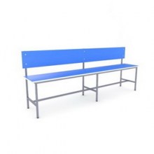 Скамья со спинкой  2.0м